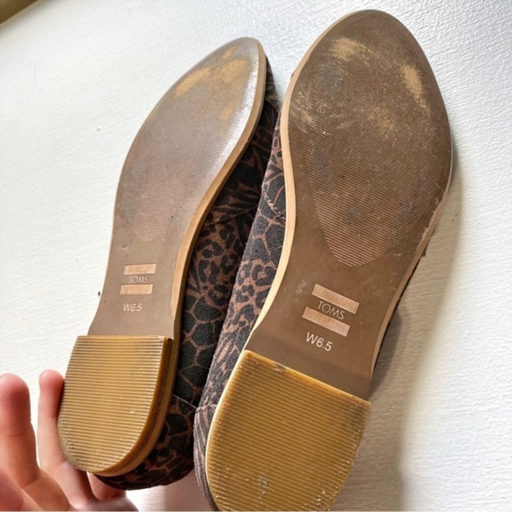 Toms Julie animal print flats - Picture 7 of 12